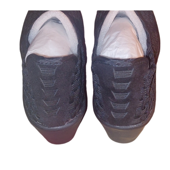 Steven By Steve Madden Women Betsi Navy Woven Platform Wedge Shoes Sz 6 EUC - Picture 3 of 5